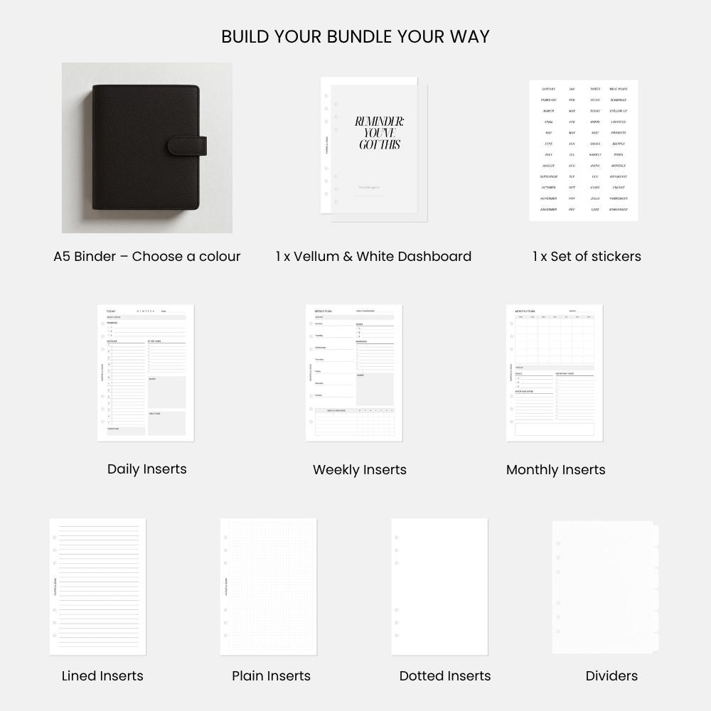 Build your own Agenda Planner
