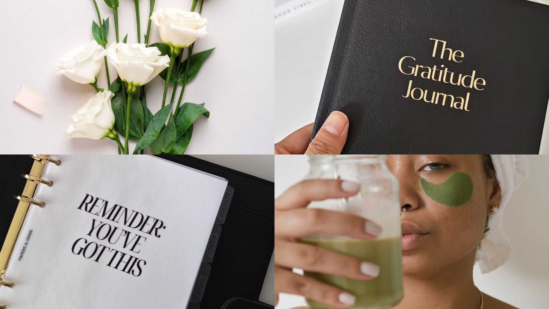 weekly planner and gratitude journal