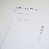 A4 Desk pad | 50 Daily planning sheets