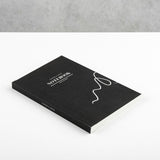 A5 lined lay-flat journal notebook | Black