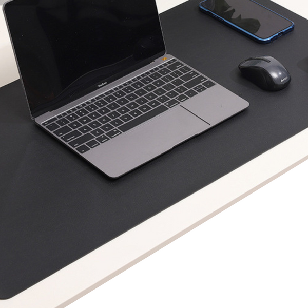 pu leather desk mat protector black