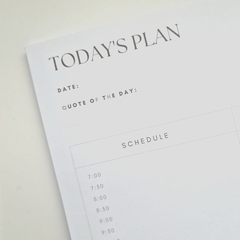 MISPRINTED A4 Desk pad | 50 daily planning sheets (3 pack)