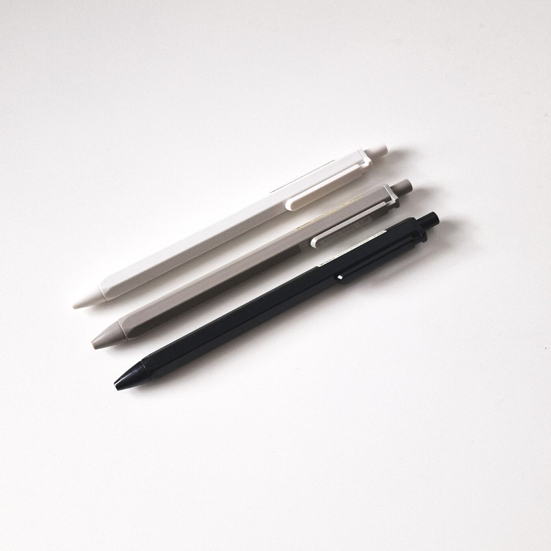 aesthetic mechanical pencils set of three grey white black
